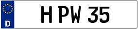 Truck License Plate